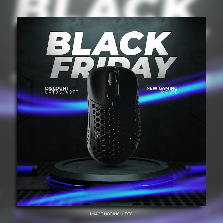 PSD black friday product advertising sale podium template