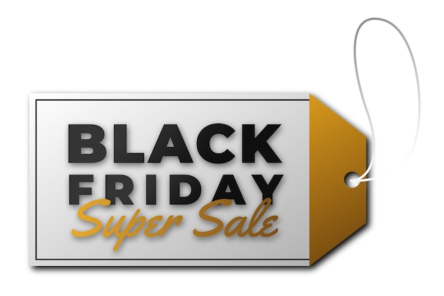 black friday promotion design isolated