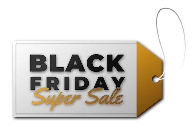 PSD design della promozione del black friday isolato