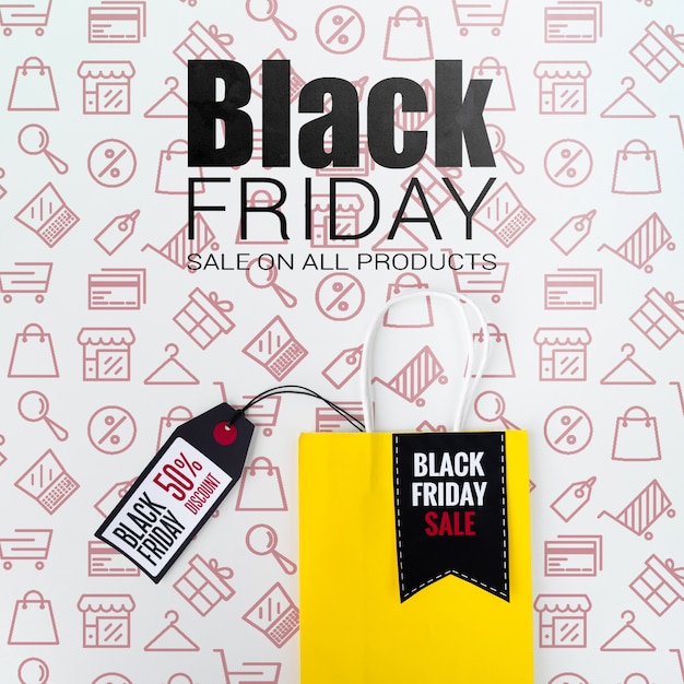 Black friday publicity campaign design