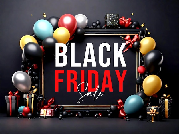 PSD black friday sale background design