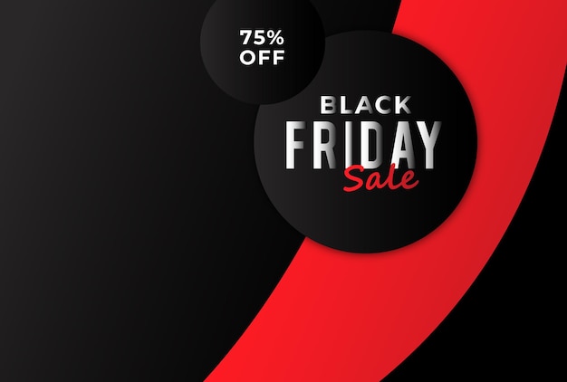 PSD banner e poster di vendita del black friday