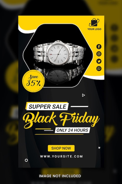 PSD black friday sale banner