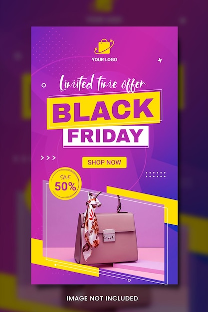 PSD black friday sale banner