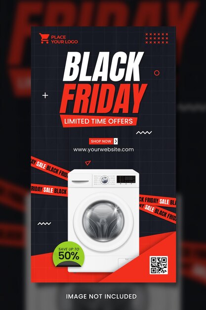 PSD black friday sale instagram story template