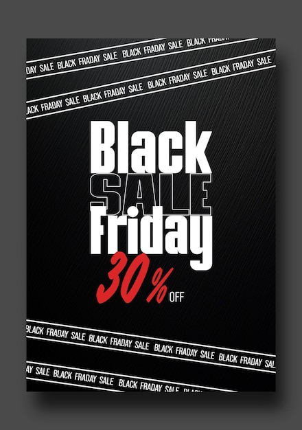 PSD black friday sale poster