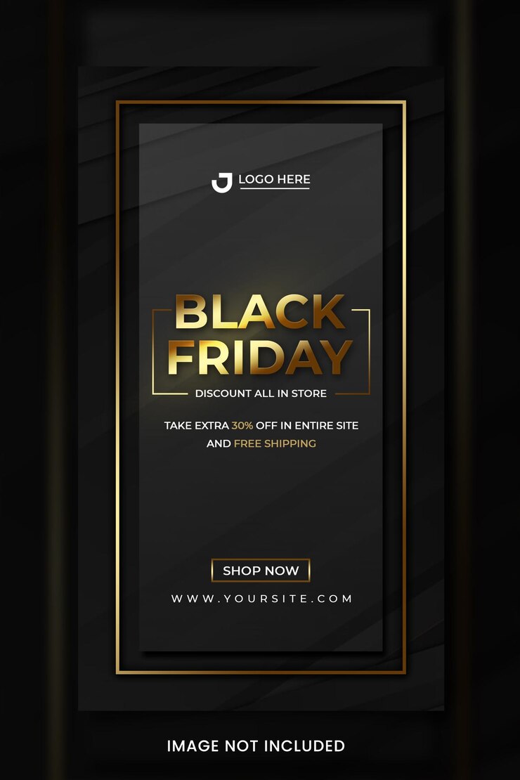PSD black friday sale social media banner