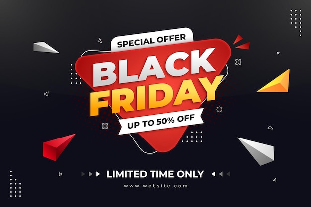 PSD background dell'offerta speciale del black friday