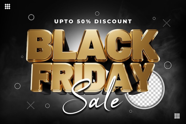 Modello di vendita del black friday psd