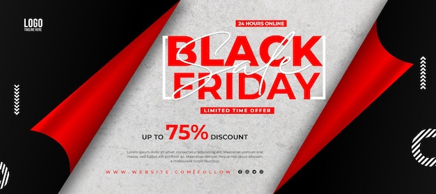 Black Friday sale with texture background sale background flat design template