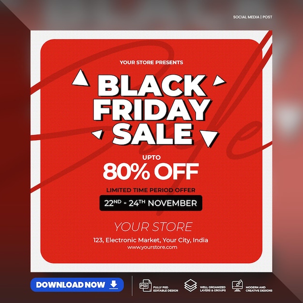 PSD saldi del black friday