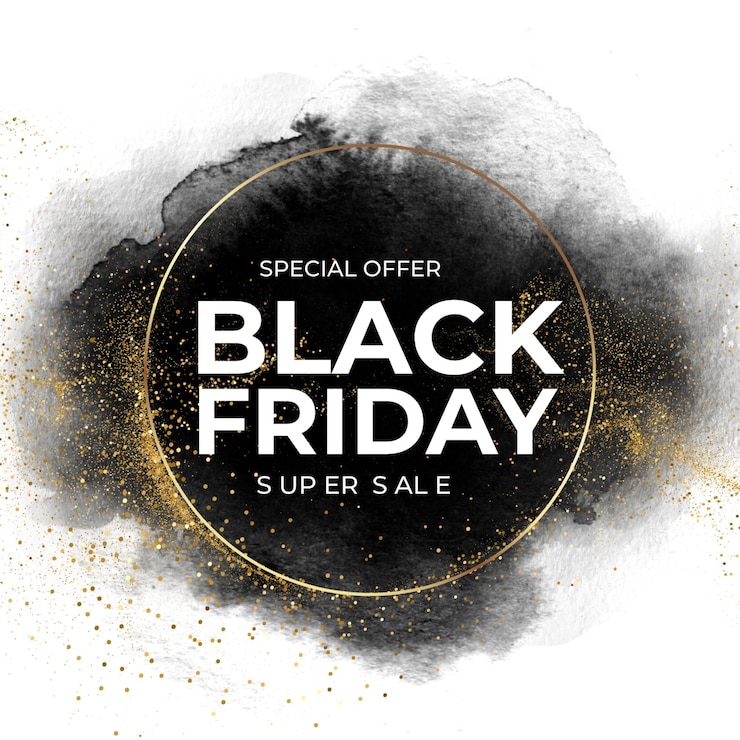 PSD black friday salg – innlegg på sosiale medier