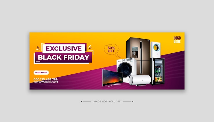 PSD black friday social media and instagram post template