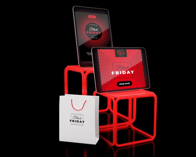 PSD black friday special discount concept