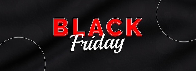 Black Friday Speciale Verkoop Ontwerp Banner Thema