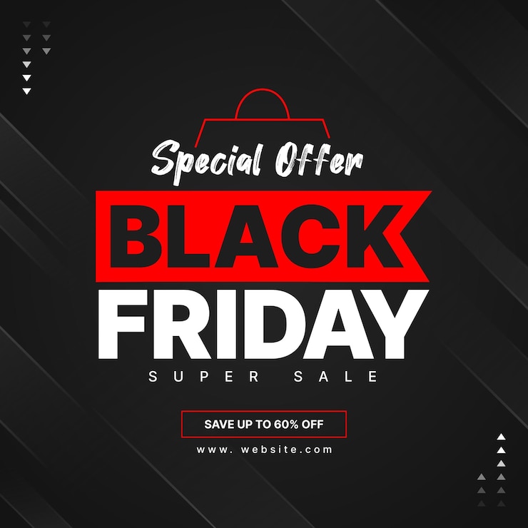 PSD black friday super sale flyer background