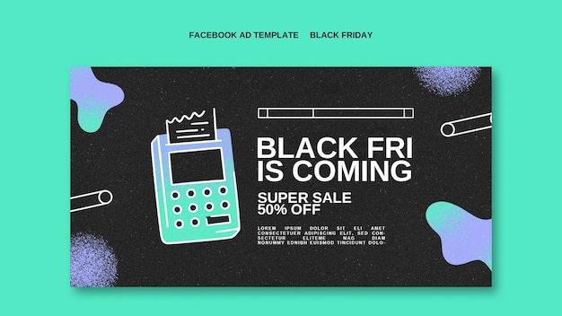 PSD black friday template design