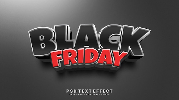Black Friday Text Effect