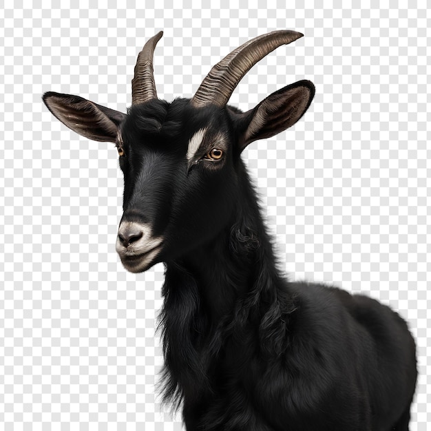 PSD black goat