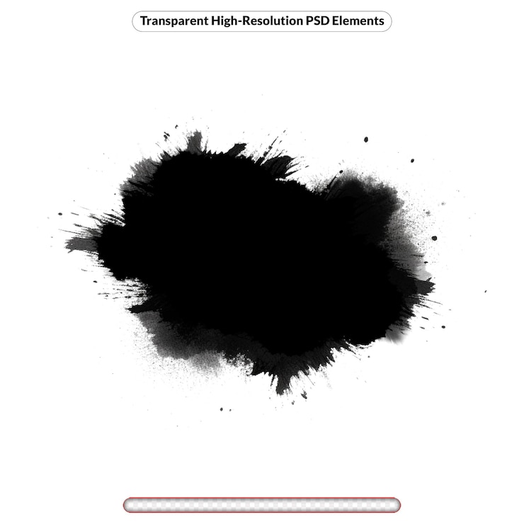 PSD black graphic color patches brush strokes effect background