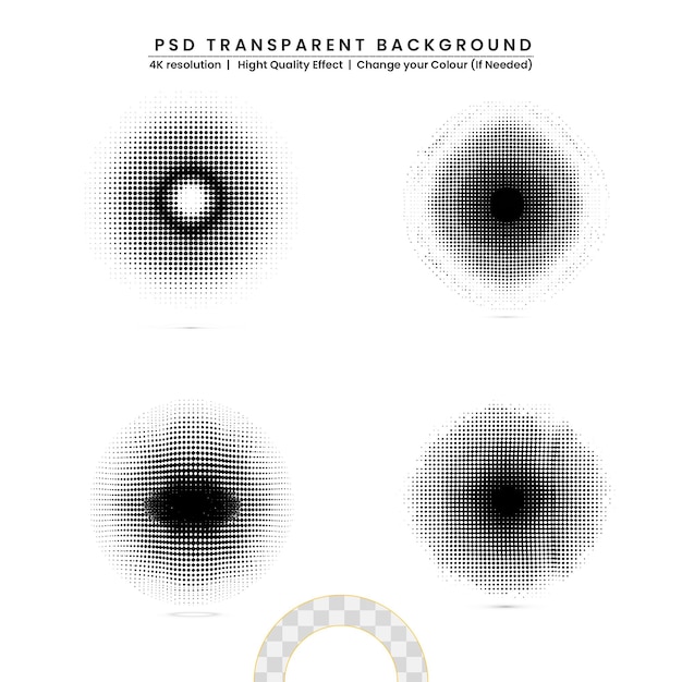 PSD 透明な背景のブラック・グランジ・ポスター