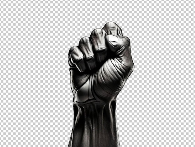 PSD black hand fist