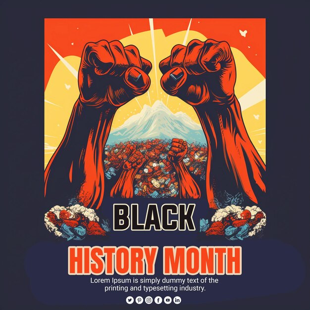 Black history month background