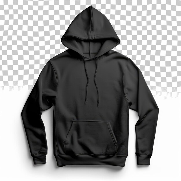 PSD a black hoodie with the word quot s quot on it