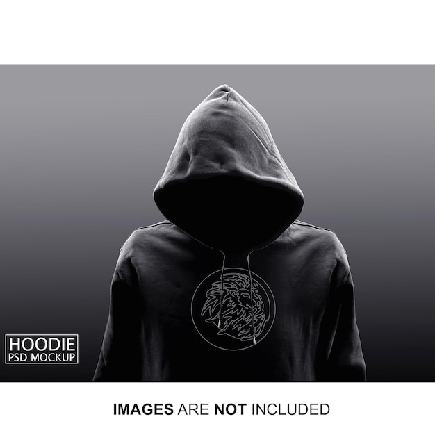 PSD black hoodie