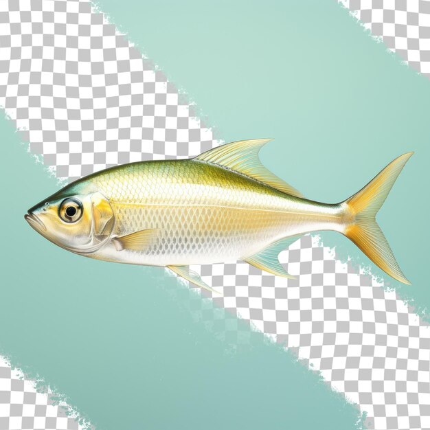 PSD black isolated threadfin fish eleutheronnema teradactylus transparent background