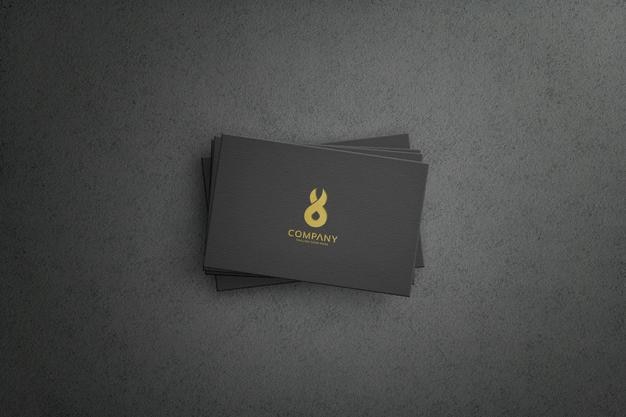 black logo design logo mockup icon business card company card with logo illustraion vector