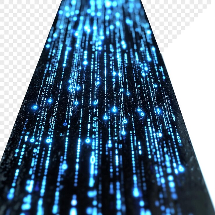 PSD a black object with blue and green lights on it