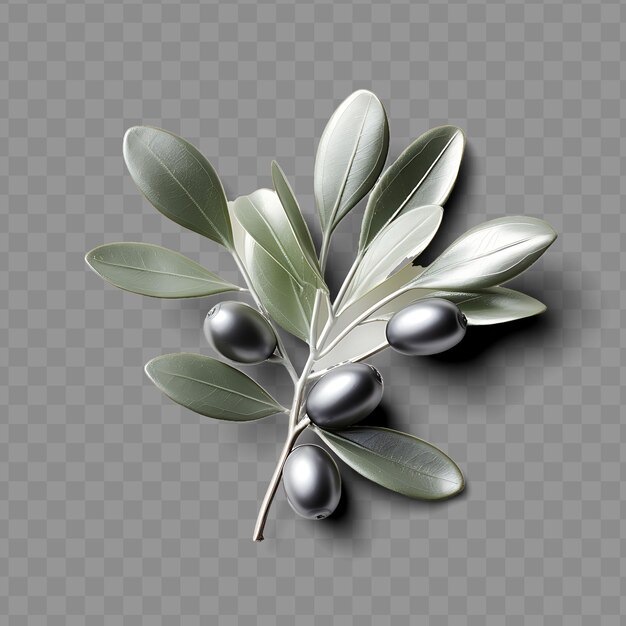 PSD a black olive with olives on it and a black olive