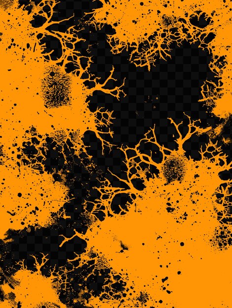 PSD a black and orange background with a yellow and orange background