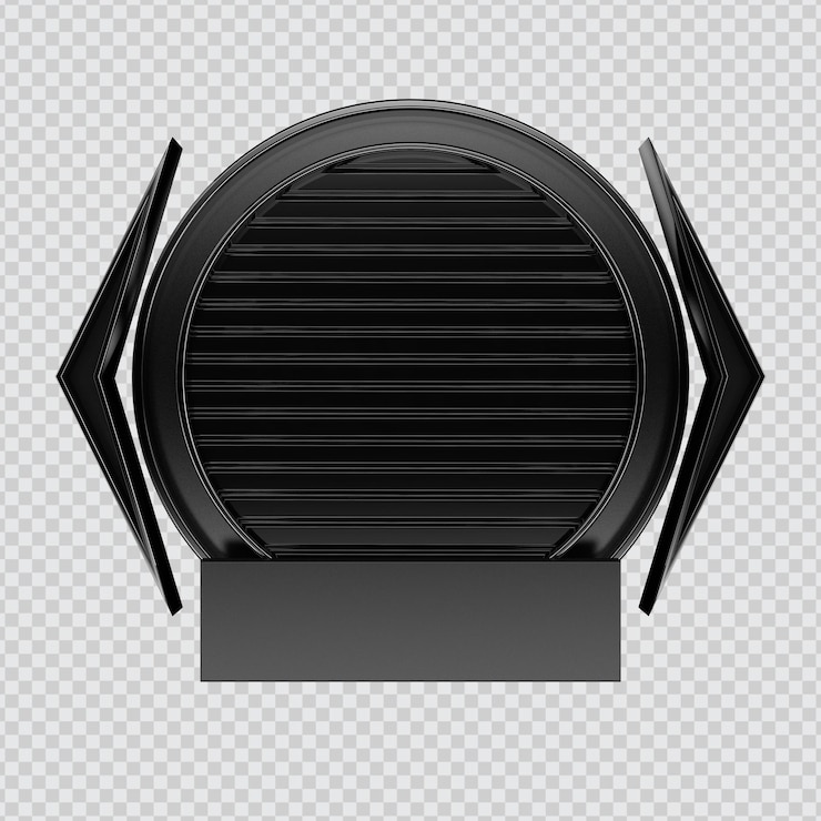 PSD black panel for text psd composition