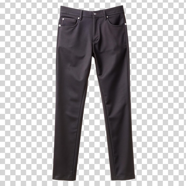 PSD black pant isolated on transparent background