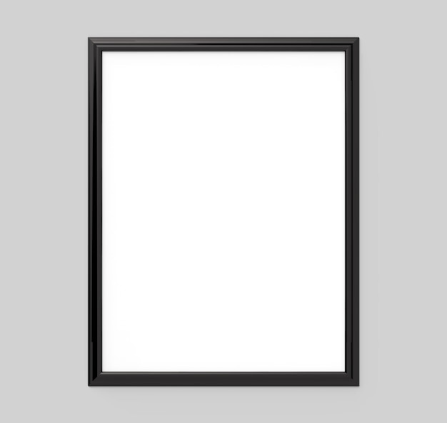 PSD black picture frame