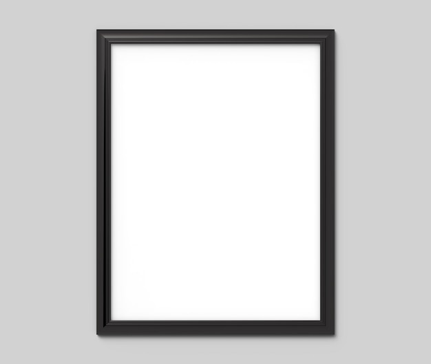 PSD black picture frame