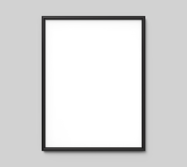 PSD black picture frame