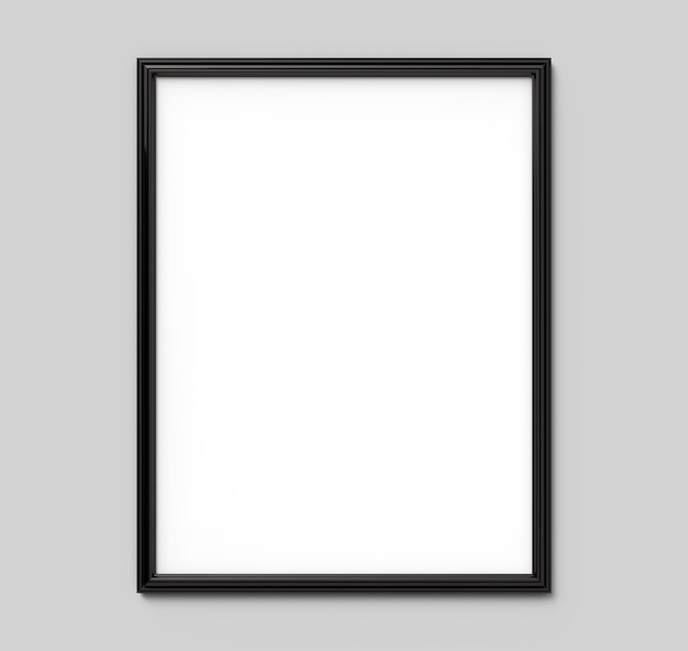 PSD black picture frame