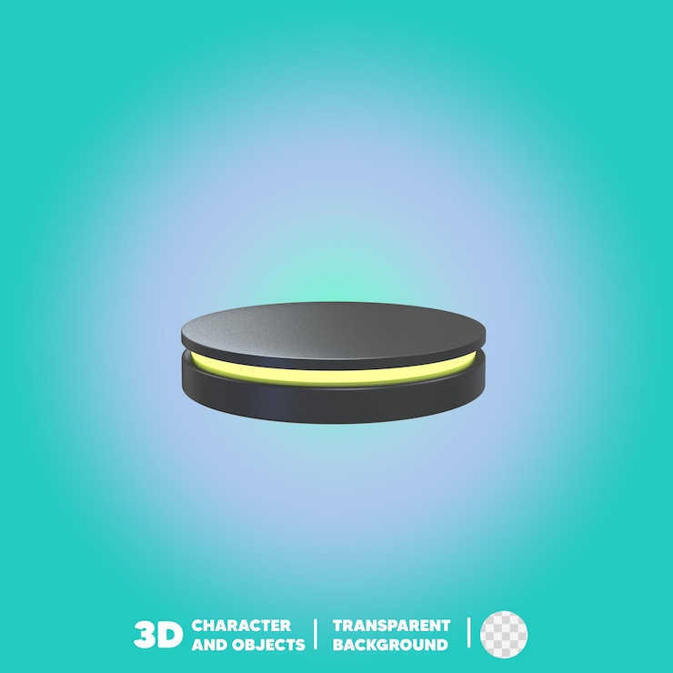 PSD черная платформа желтая неоновая