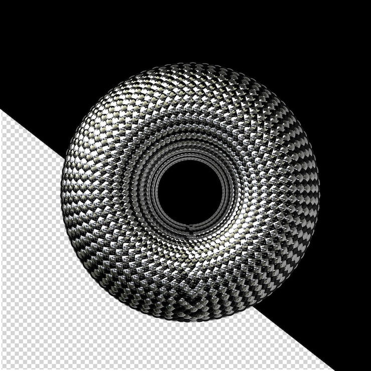 PSD black and silver symbol
