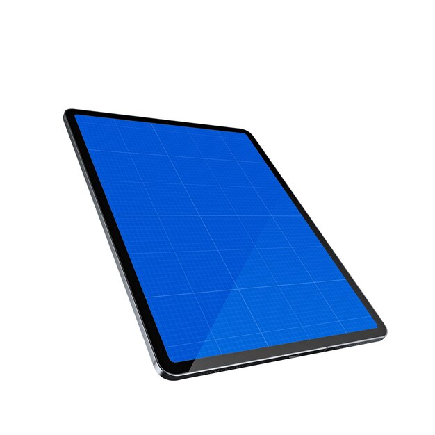 PSD black tablet mockup