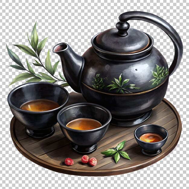 PSD black tea set