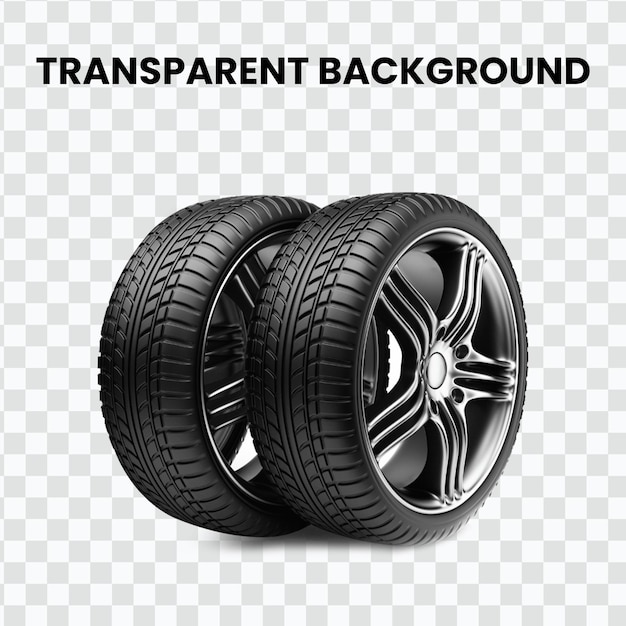 Black Tires and Alloy Wheels