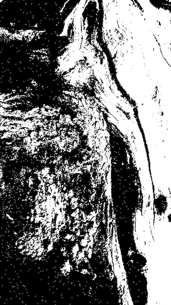 黒い木の樹皮の質感 白い背景の樹皮 古い木の背景のベクトル 木のグランジの質感