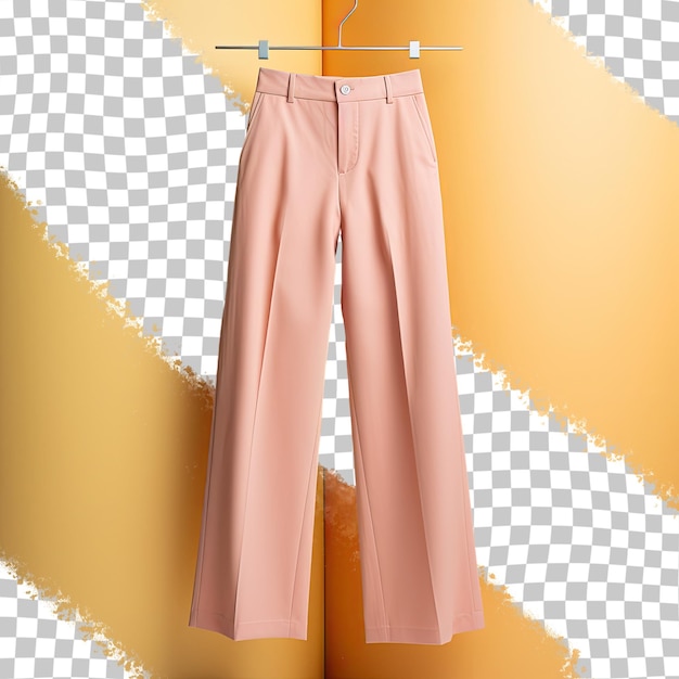 PSD black trousers as a fashion concept transparent background