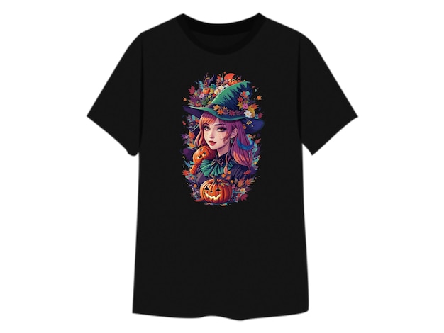 PSD ブラックtシャツモックアップテンプレート