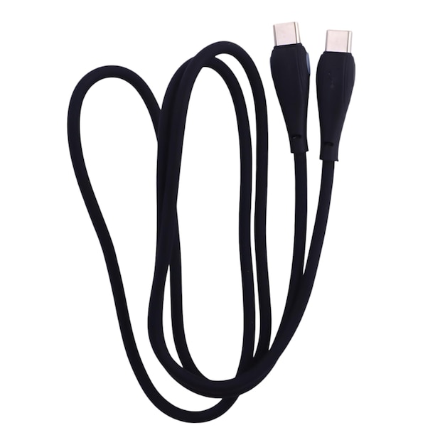black usb-c charging cable