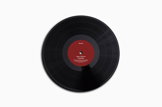 black vinyl record